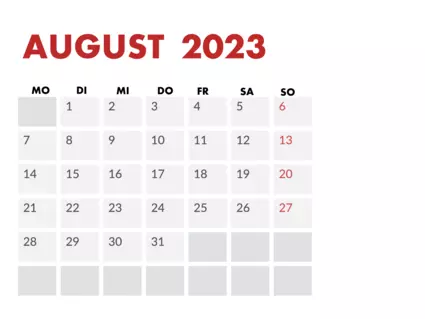Kalender 2023
