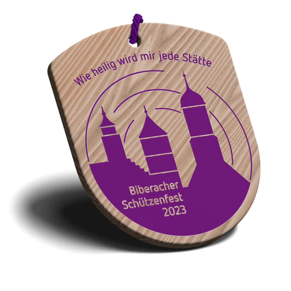 Schützenfestabzeichen 2023 — © Stiftung Schützendirektion Biberach