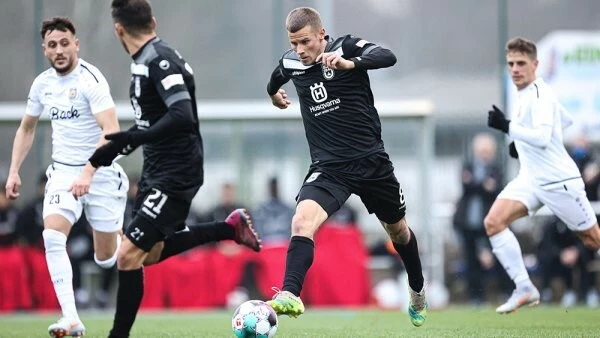 Ulmer Spieler während der Partie — © SSV Ulm 1846 Fussball