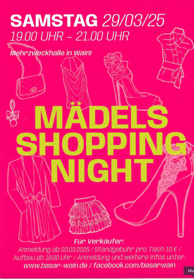 2.Mädels-Shopping-Night