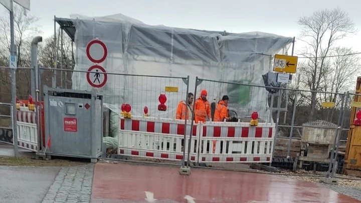 Donausteg,  Baustelle — © Kevin Reinicke