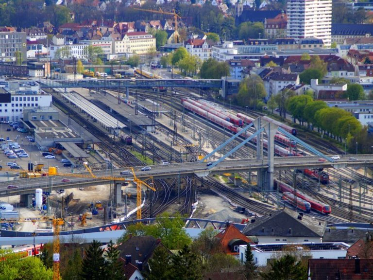 Der Ulmer Bahnhof