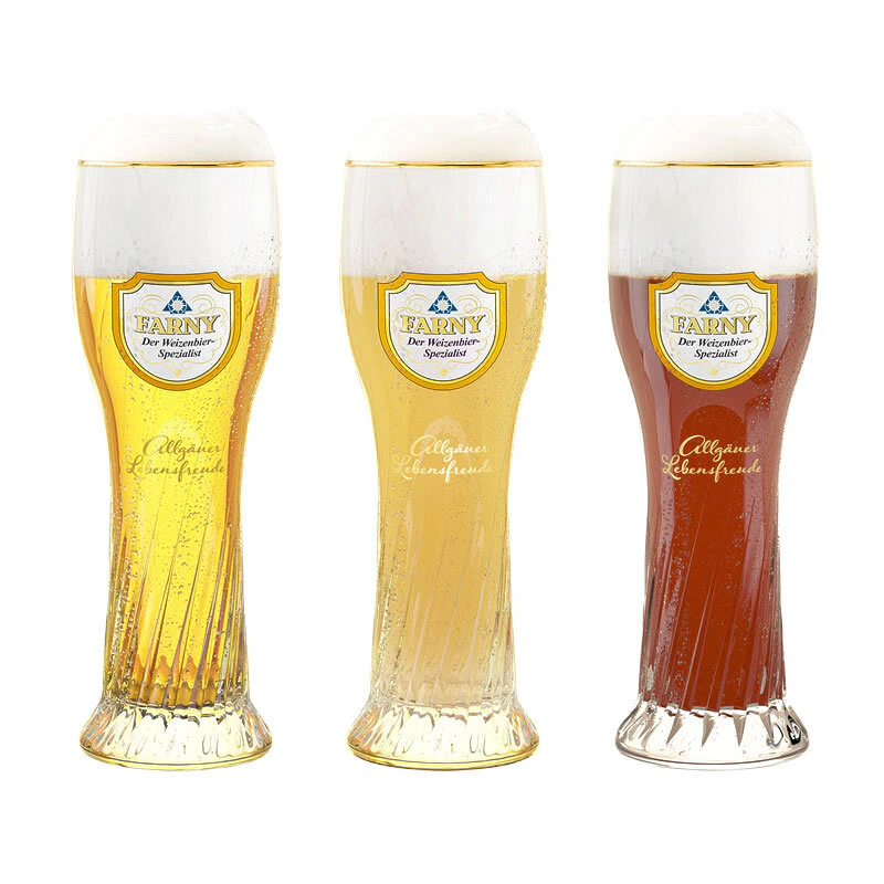 Gläser mit Weizenbier — © Edelweißbrauerei Farny