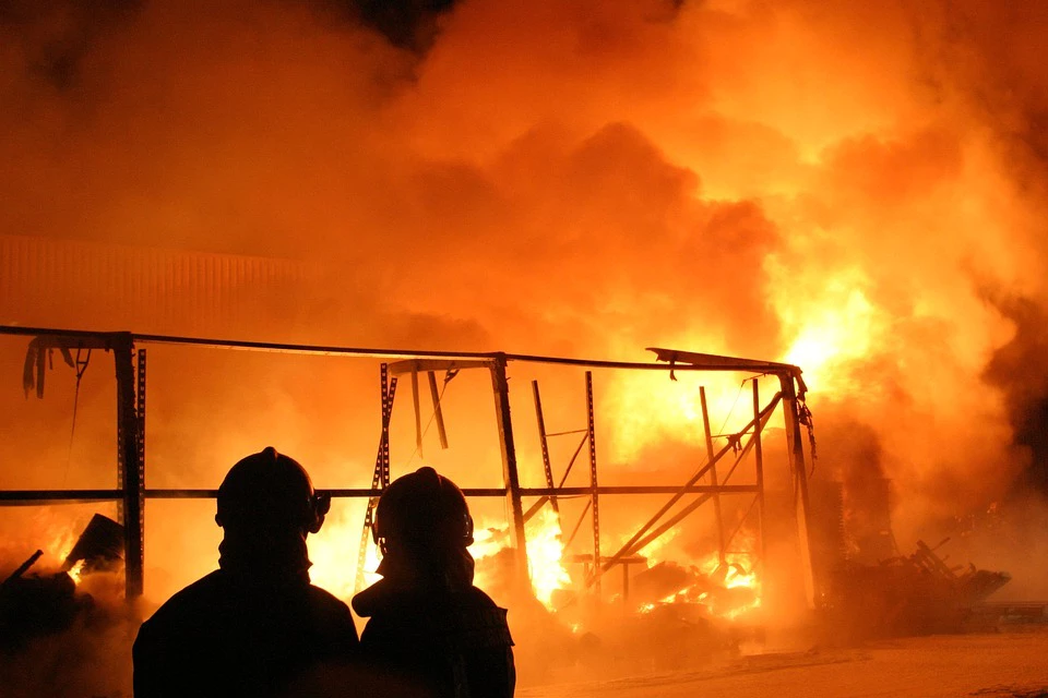 Brand in der Nacht