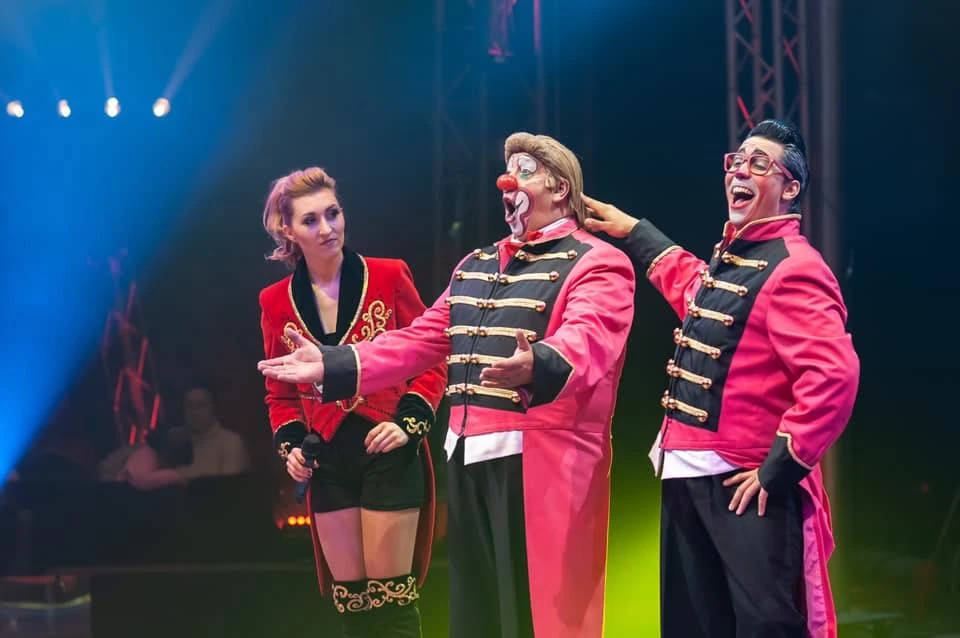 Die Sito Rivelino Clowns beim Ulmer Weihnachtscircus — © Ulmer Weihnachtscircus