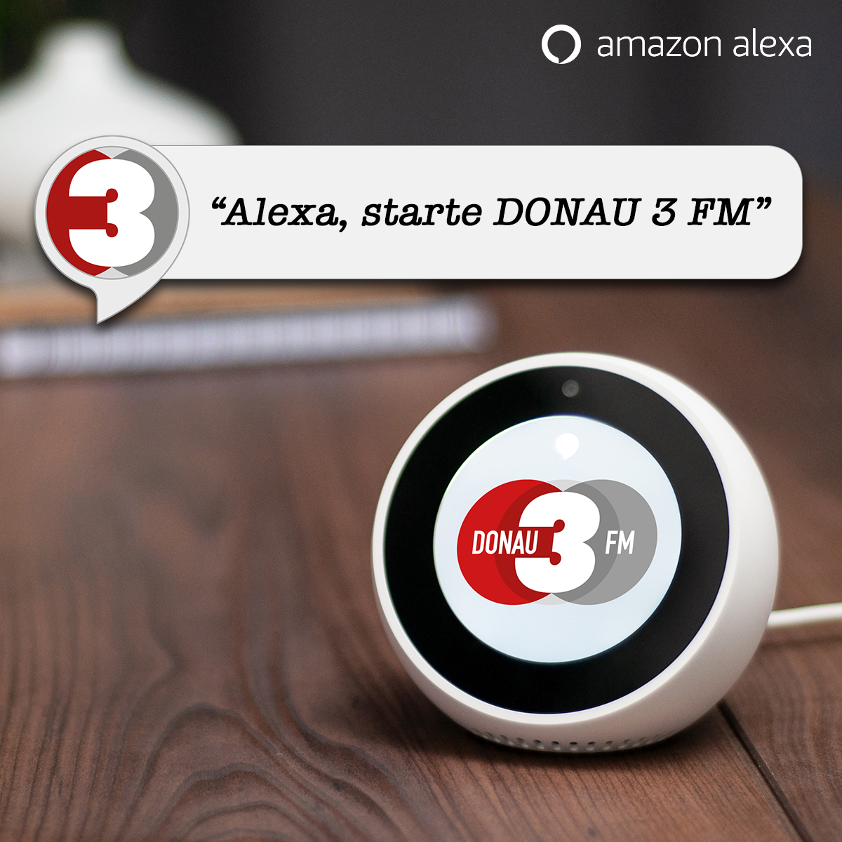 Der DONAU 3 FM Alexa Skill