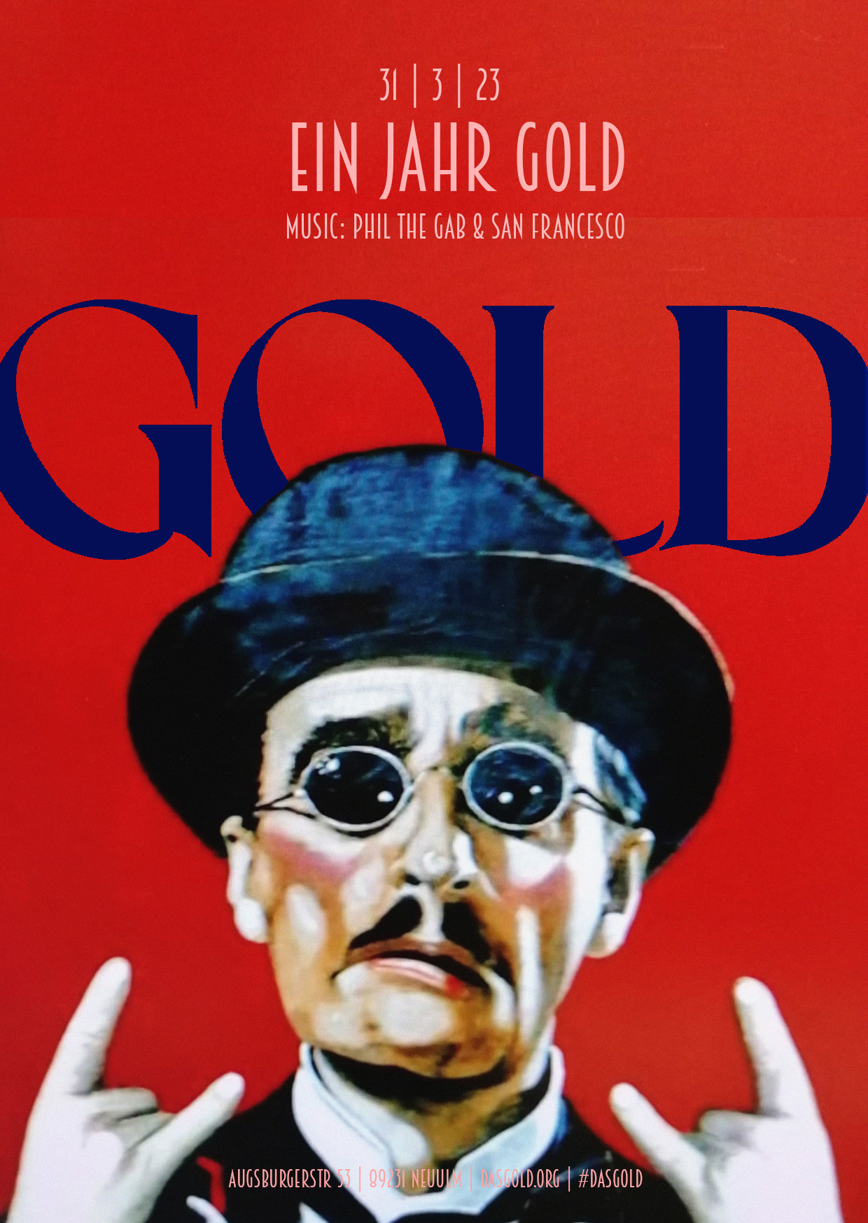 Flyer: Ein Jahr GOLD