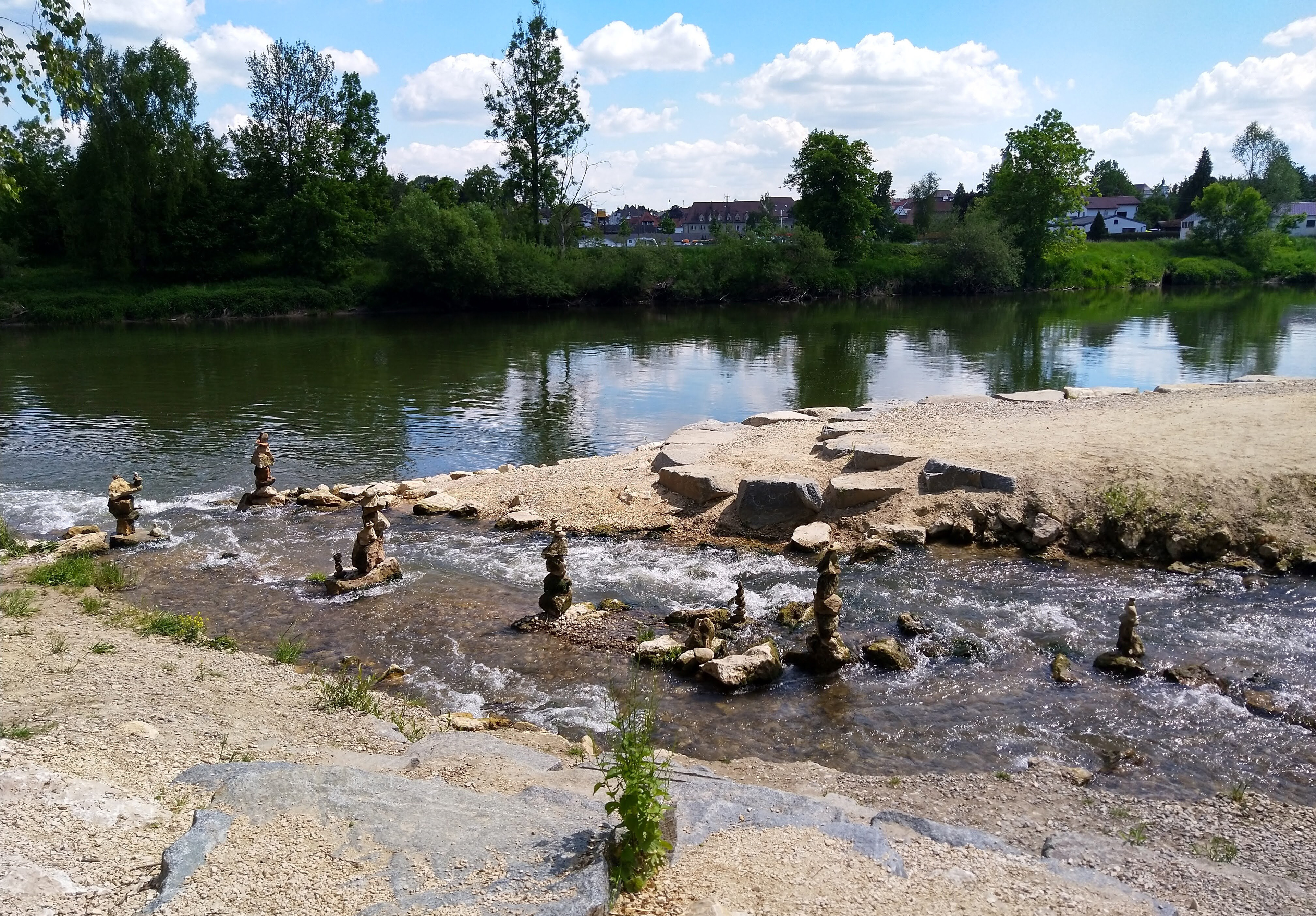 Donauradweg in Günzburg